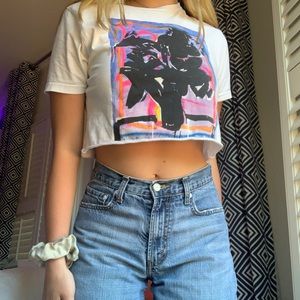 White graphic t shirt from urban outfitters